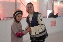 ogrenciler buz pistinde bulustu