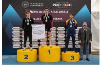 osmangazi belediyesporlu arda mericten bronz madalya