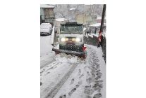 osmangazinin yuksek kesimlerinde kar mesaisi