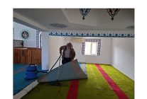 ramazan oncesi camilerde temizlik yapildi