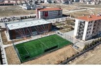 selcuklu fen lisesi kapali spor salonu ve suni cim sahanin resmi acilisi gerceklestirildi