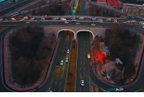 serit sayisi iki katina cikarilan marangozlar koprulu kavsagi ile trafik daha guvenli ve daha akici hale gelmistir