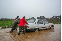torbali son yillarin en yogun yagisini yasadi