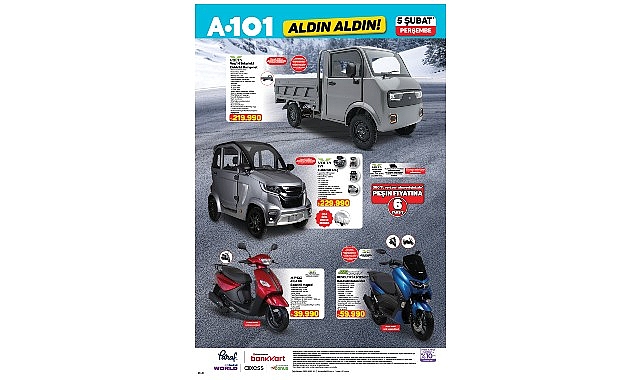 turkiyede bir ilk a101 5 subatta kamyonet satacak