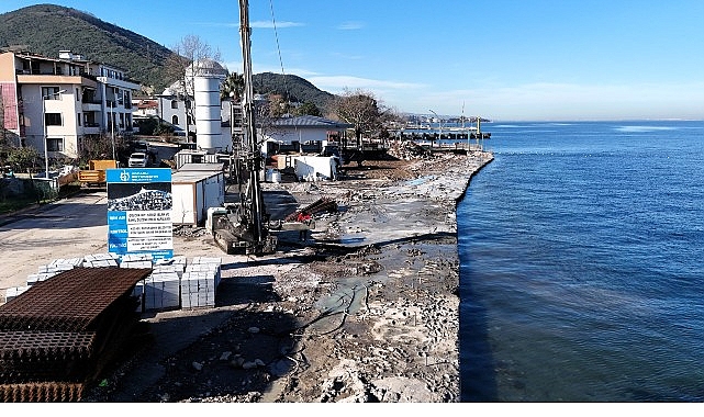 ulasli sahil seridi firtinaya karsi yenileniyor