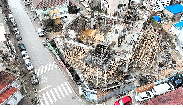 Yeni Kuruçeşme Merkez Camii şekillenmeye başladı 1 yeni kurucesme merkez camii sekillenmeye basladi