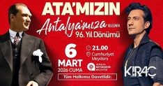 ataturkun antalyaya gelisinin yildonumu kirac konseri ile kutlanacak