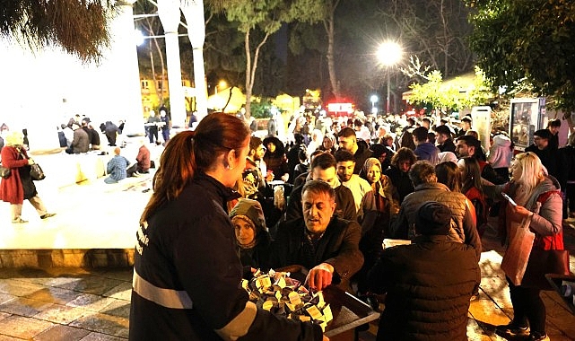 aydin buyuksehir belediyesinden kadir gecesinde lokum ikrami