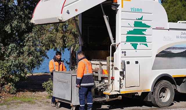 ayvalikta konteynerler yaz oncesi dezenfekte ediliyor