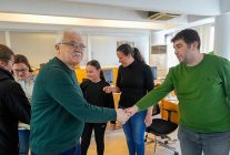 baskan ali kemal deveciler belediye personeliyle bayramlasti