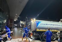 baskan cercioglundan bayram oncesi otobus terminallerinde temizleme calismasi