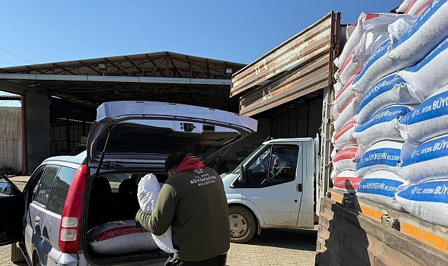 baskan cercioglundan karacasuda kucuk ureticilere yem destegi