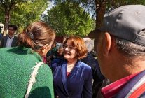 baskan hatice gencay ramazan bayraminda didim ailesi ile bir araya geldi