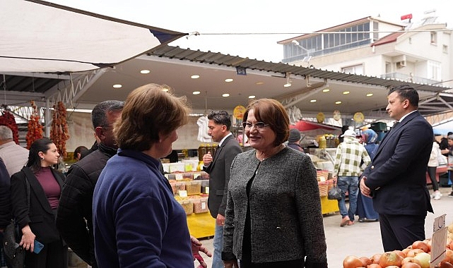 Başkan Hatice Gençay’dan, Pazar Esnafına Bayram Öncesi Ziyaret 1 baskan hatice gencaydan pazar esnafina bayram oncesi ziyaret