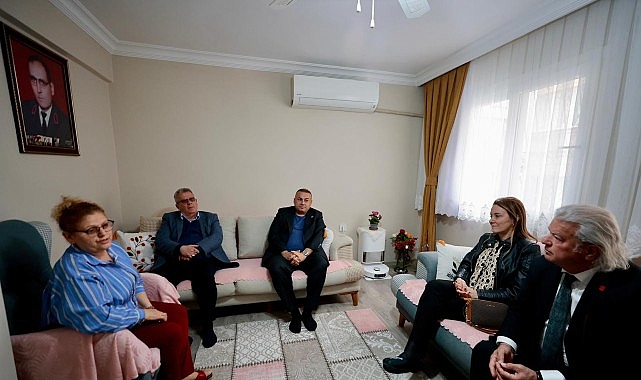 baskan mutludan sehit esine anlamli ziyaret