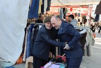 baskan selcuk yildizdan bayram sonrasi pazar ziyareti hemsehrilerimizle gonul gonuleyiz