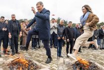 baskan tugay yoruk ve turkmenlerle cifte bayram coskusunu paylasti