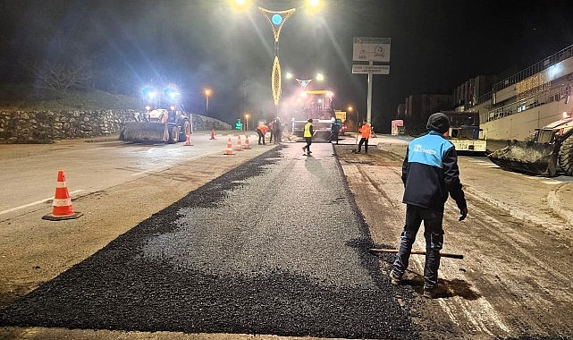 buyuksehirden yogun asfalt mesaisi