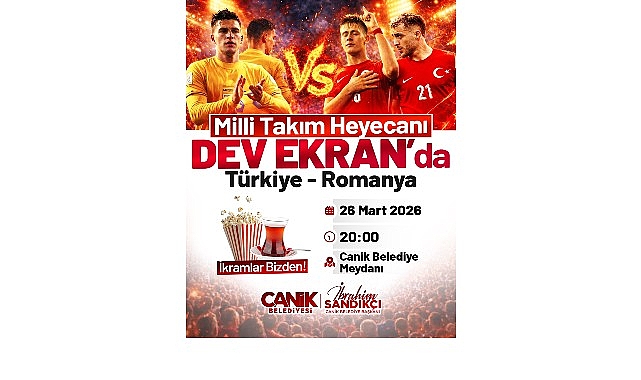 canikte milli mac coskusu dev ekranda yasanacak