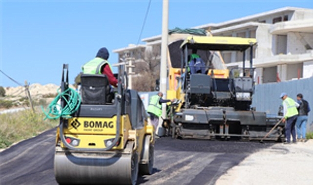 cesmenin yollari yaza hazirlaniyor