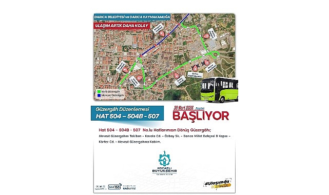 daricanin yeni hizmet binalarina erisilebilir ulasim