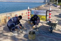 degirmendere sahilinde hummali calisma