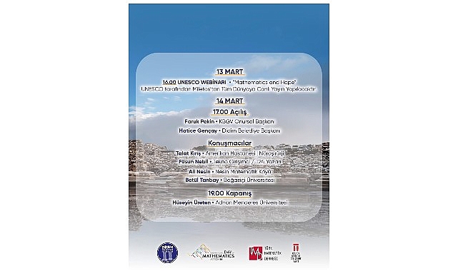 didim belediyesi uluslararasi matematik gunu etkinligine ev sahipligi yapiyor