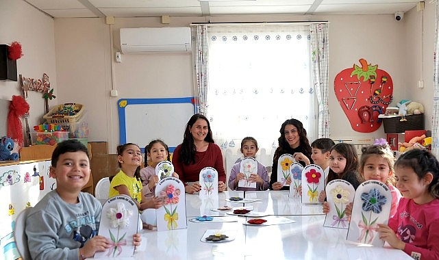 didimde miniklerden kadinlar gunune renkli dokunus