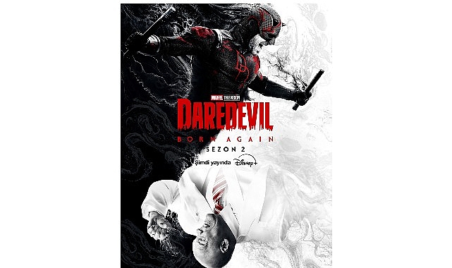 elestirmenlerin marvelin en iyi dizilerinden biri olarak ilk sezonuna ovguler yagdirdigi daredevil born againin 2 sezonu simdi sadece disneyta