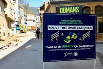 gemlikin koklu caddesinde onemli calisma