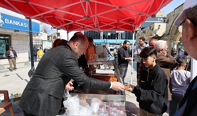 geyve belediyesinden muhsin baskan hayrina lokma hayri