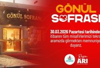 gonul sofrasi restoran 30 martda hizmet vermeye baslayacak