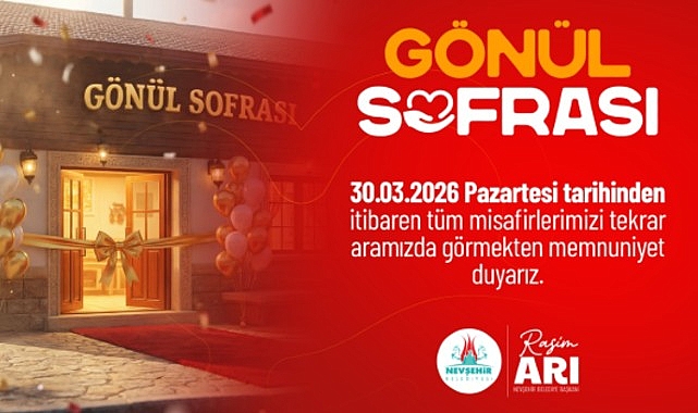 gonul sofrasi restoran 30 martda hizmet vermeye baslayacak