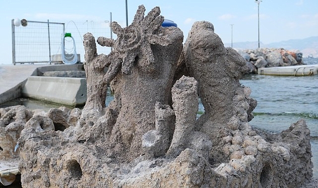 izmirde atik midye kabuklari yapay resiflere donusecek