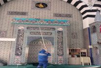 izmirin camilerinde bayram temizligi