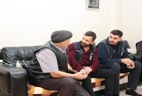 kartepede alo evlat saglik kulubu yaslilari unutmadi