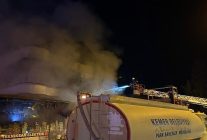 kemerde korkutan yangin