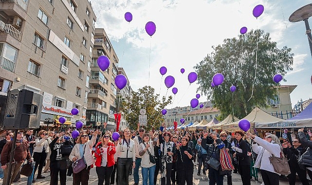 konakta kadin emegi ve dayanismasina festival gibi kutlama