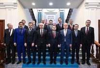 konya heyeti adalet bakani akin gurleke hayirli olsun ziyaretinde bulundu