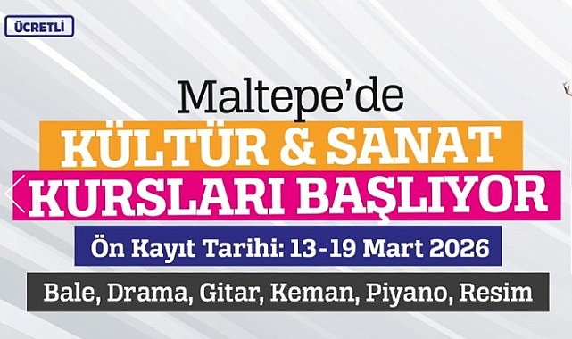 maltepe belediyesi kultur sanat kurslari basliyor