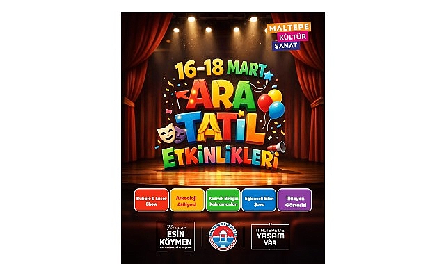 maltepe belediyesinin ara tatil etkinlikleri basliyor