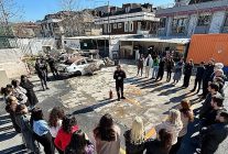 maltepe belediyesinin ogretmenlerine yangin mudahale egitimi