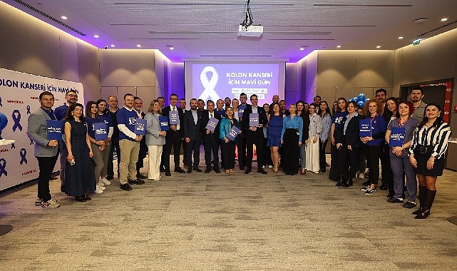 memorial hastanelerinde kolon kanseri farkindaligi icin mavi gun