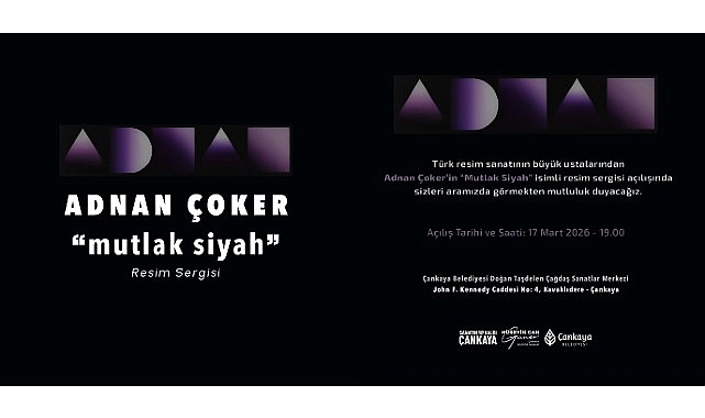 mutlak siyah adnan coker resim sergisi