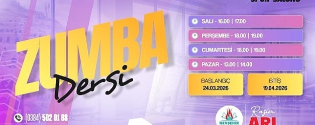 nevsehir kayasehirde zumba donemi basliyor