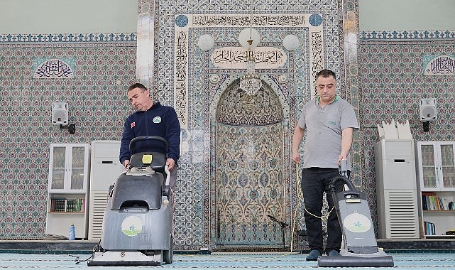 osmangazide camilerde bayram temizligi