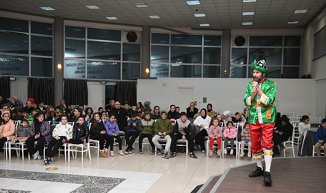 ovaakca karagoz ve sihirbazlik gosterisiyle senlendi