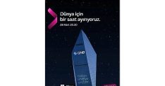 qnb turkiye dunya saati kapsaminda kristal kulede isiklarini bir saatligine kapatti