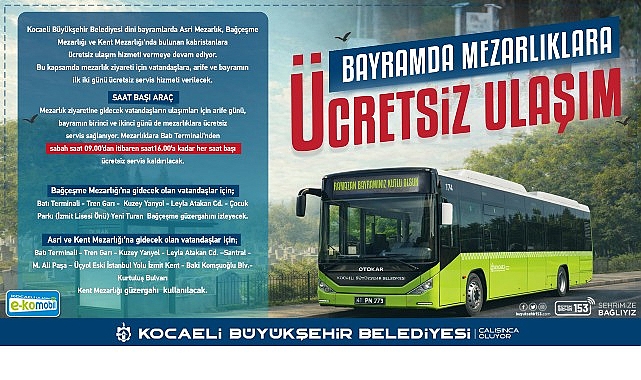 ramazan bayraminda toplu ulasim ucretsiz