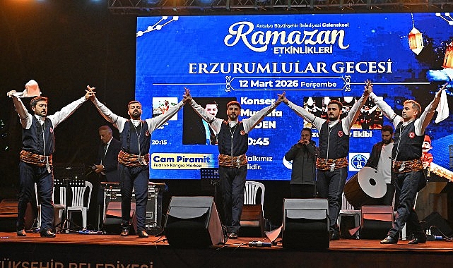 ramazan etkinliklerinde erzurumlular gecesi